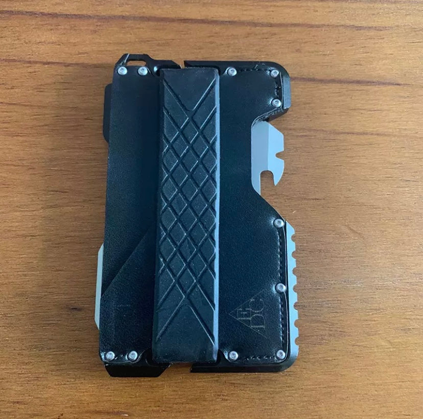 Metal Clip EDC Wallet Tactical Multi-function Wallet Card Package Army Fans Equipment Outdoor Camping survival tool