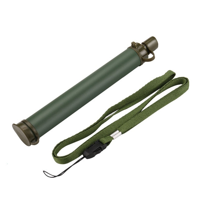 Camping Hiking Filter Straw Emergency Safe Tool Life Survival Portable Purifier Water Filter Straw Gear Y319