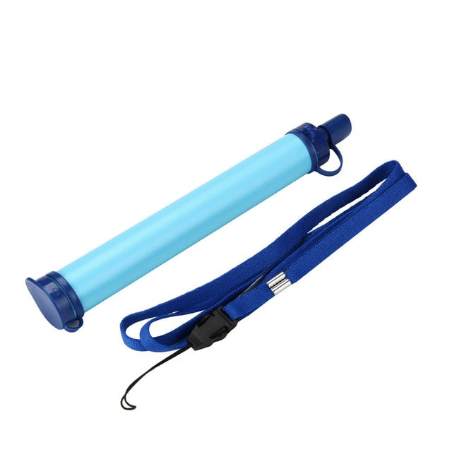 Camping Hiking Filter Straw Emergency Safe Tool Life Survival Portable Purifier Water Filter Straw Gear Y319
