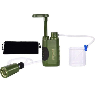 Portable Water Purifier Outdoor Camping Hiking Personal Emergency Water Purification Pump Filter Drinking Treatment Water Filter