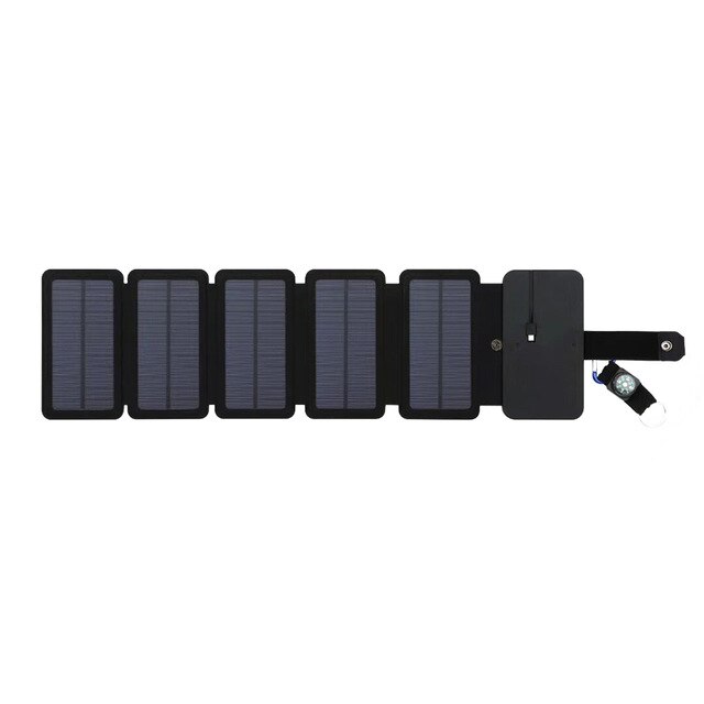 Universal SunPower Folding 10W Foldable Solar Phone Charger 5V 2.1A USB Output Devices Safe Portable Solar Panels For Smartphone