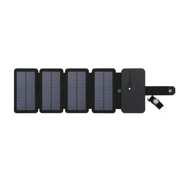 Universal SunPower Folding 10W Foldable Solar Phone Charger 5V 2.1A USB Output Devices Safe Portable Solar Panels For Smartphone