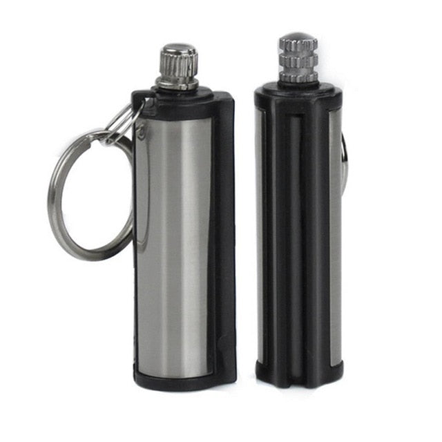 Steel Fire Starter Flint Match Lighter Survival Kit